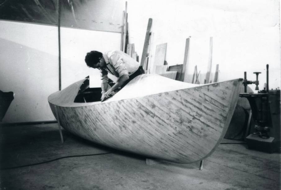 Um dos barcos de Amyr Klink Um dos barcos de Amyr Klink