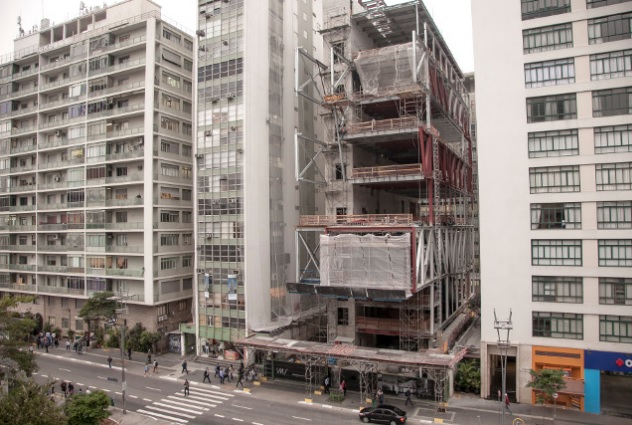 Instituto Moreira Salles em constru&ccedil;&atilde;o.