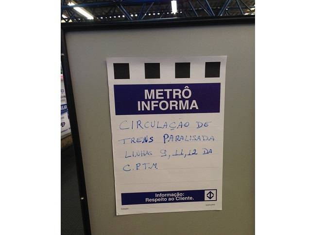 Greve é suspensa e trens voltam a circular normalmente na sexta