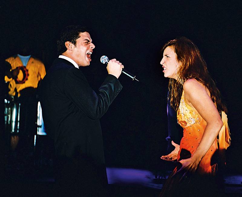 Com Ivete Sangalo. Com Ivete Sangalo.