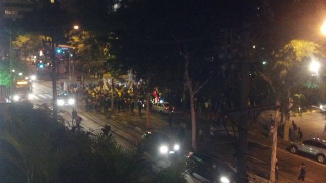 Manifestação em frente ao Shopping Pátio Paulista Manifestação em frente ao Shopping Pátio Paulista