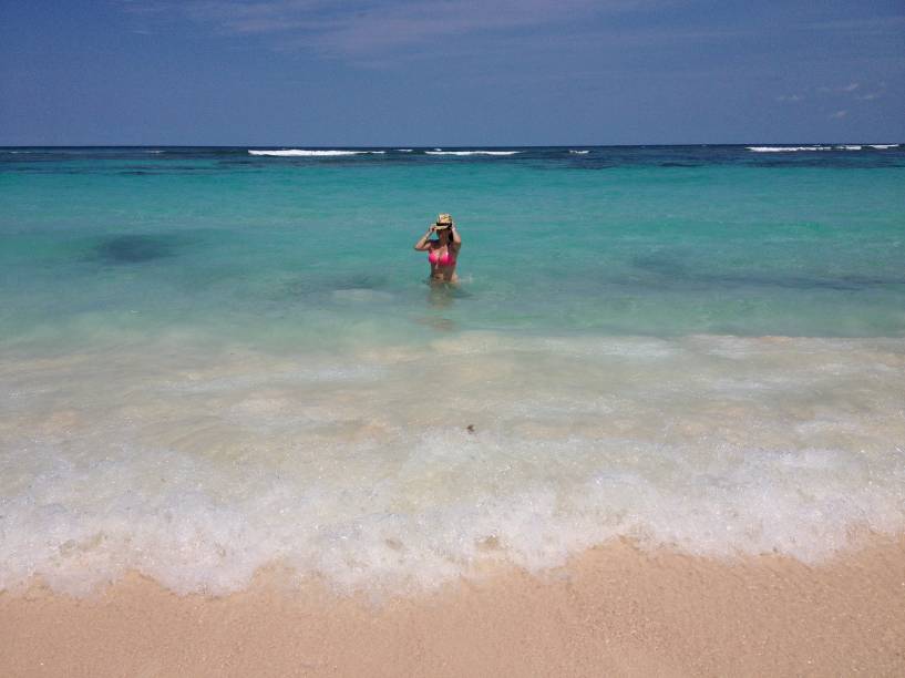 Cinquenta tons de azul: a &aacute;gua do mar, o principal cart&atilde;o-postal de Punta Cana