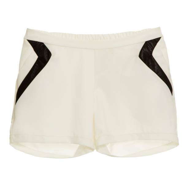 Short de alfaitaria com couro sint&eacute;tico, R$ 192,25, da <a href="https://Megadose" rel="Megadose" target="_blank">Megadose</a>