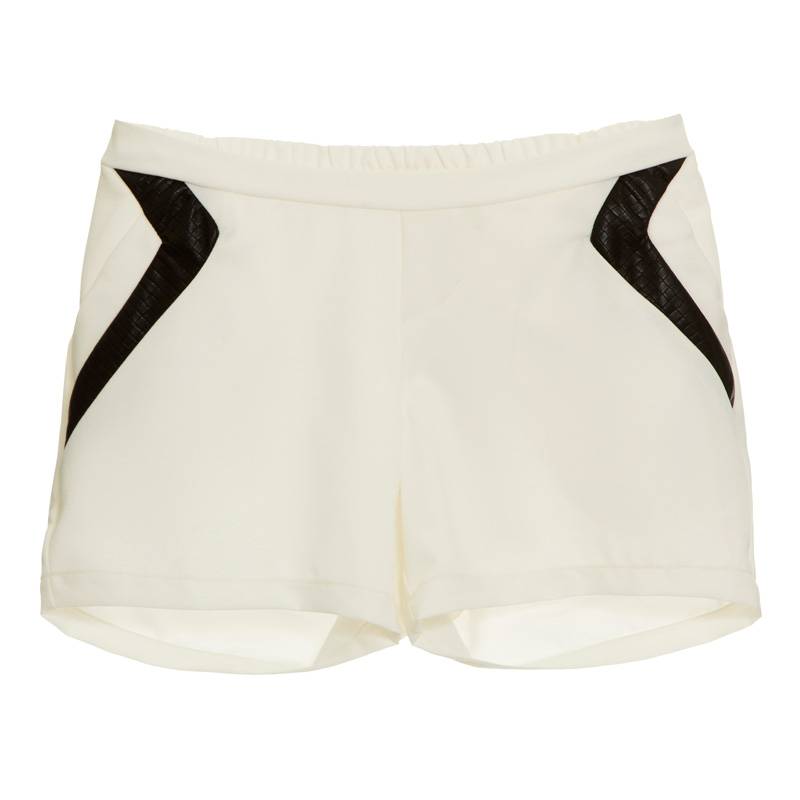 Short de alfaitaria com couro sint&eacute;tico, R$ 192,25, da <a href="https://Megadose" rel="Megadose" target="_blank">Megadose</a>