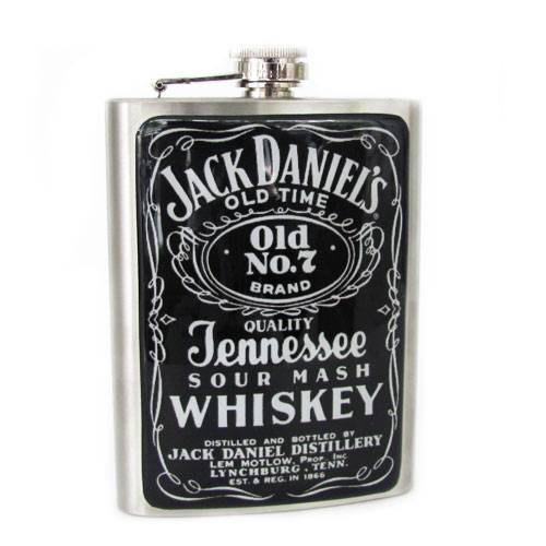 Cantil de u&iacute;sque Jack Daniels, R$39,00, da Design Mania