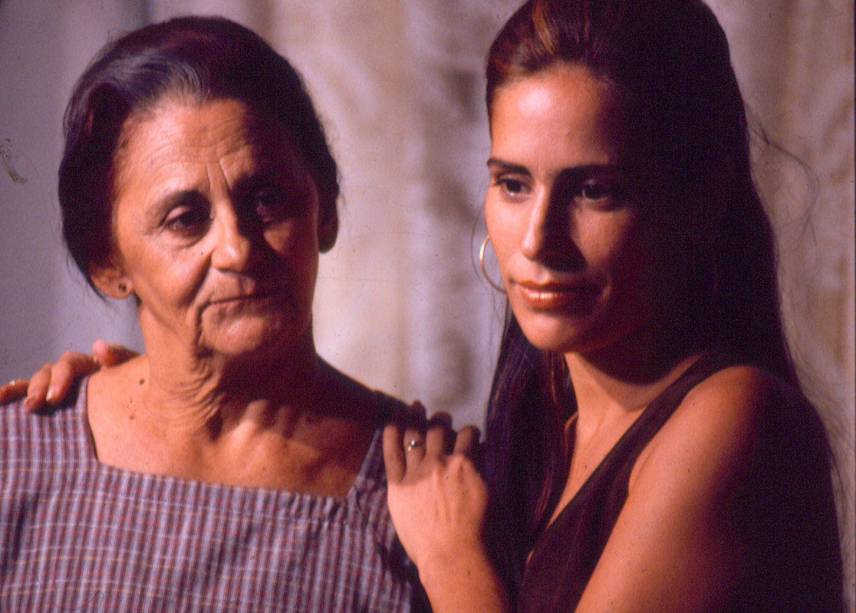 Laura Cardoso e Gl&oacute;ria Pires na novela &lsquo;Mulheres de Areia&rsquo;