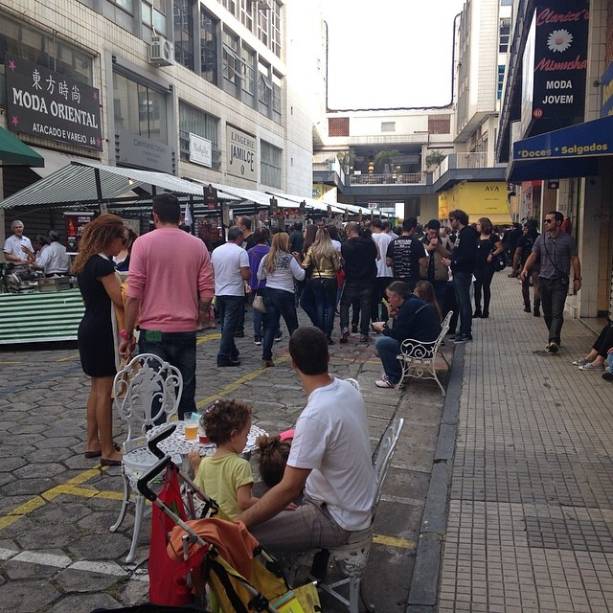 Feirinha gastron&ocirc;mica O Mercado na Virada Cultural