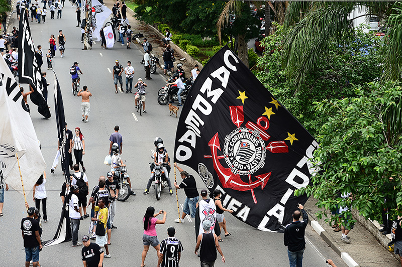 A Fiel recebeu o Corinthians em SP