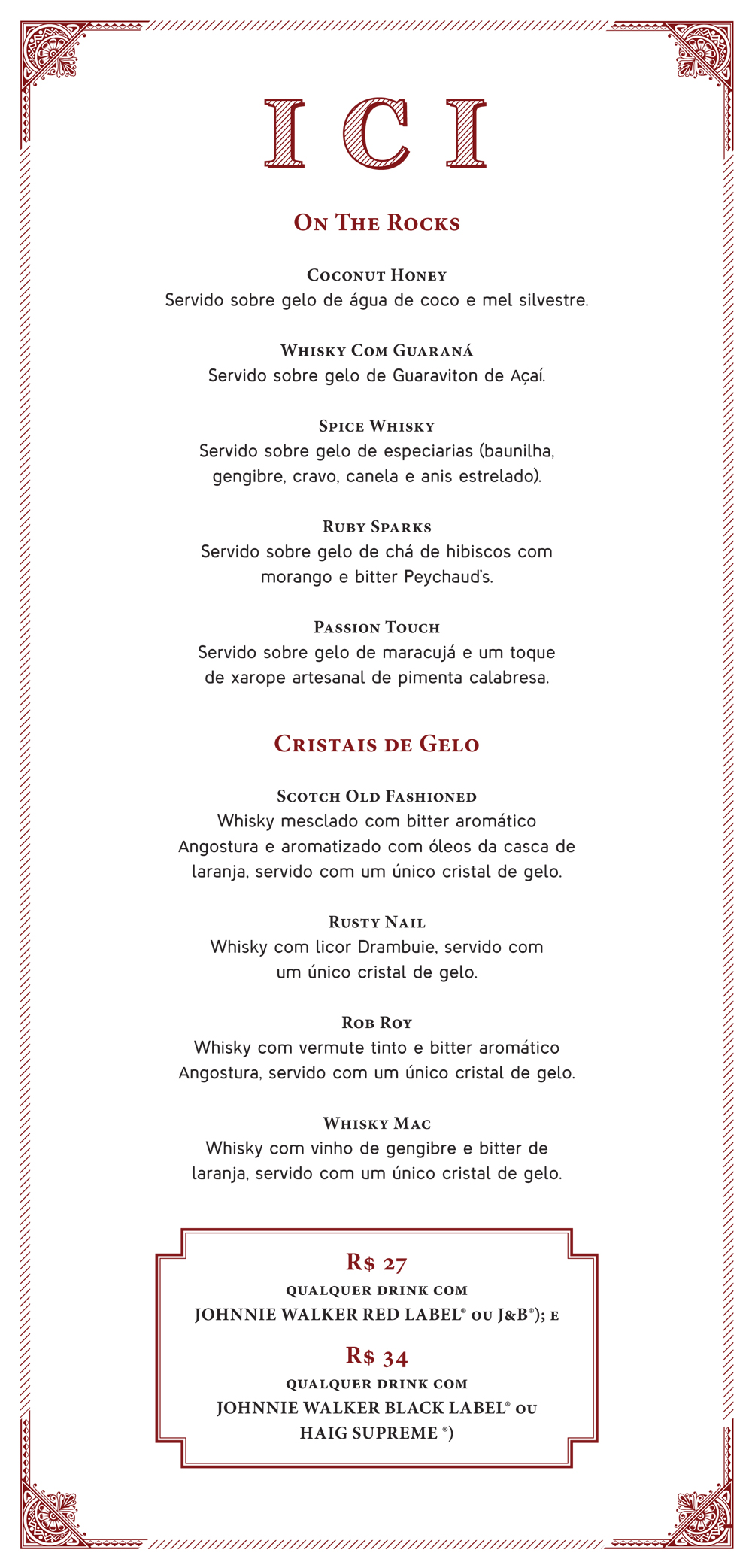 Ici Bistrô lança carta de gelos gourmets