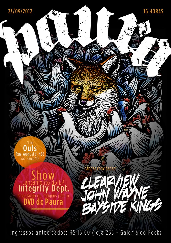 Conheça designers que fortalecem a cultura dos cartazes de shows em SP