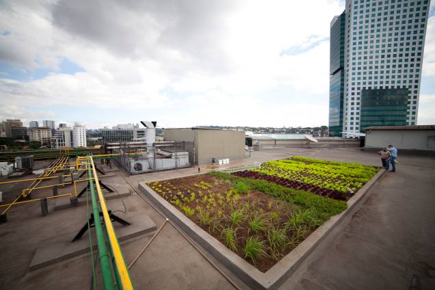Horta no teto do Shopping Eldorado Horta no teto do Shopping Eldorado
