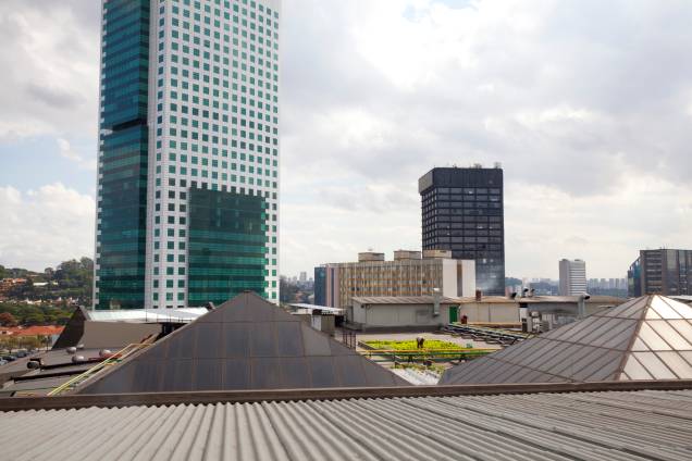 Horta no teto do Shopping Eldorado Horta no teto do Shopping Eldorado
