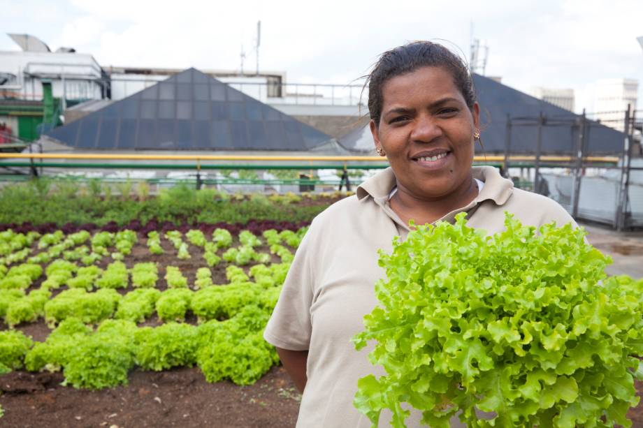 	Miriam Reis da Silva, auxiliar de compostagem do Shopping Eldorado