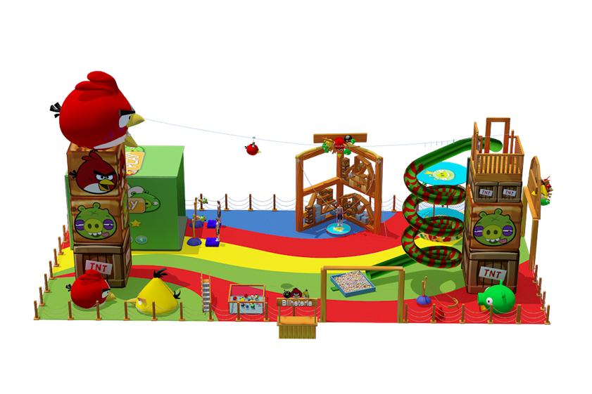 Parque de diversões do Angry Birds chega a São Paulo