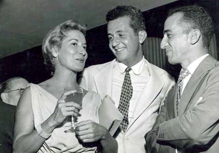 Cleyde Yáconis com Fredi Kleemann e Millôr Fernandes, 1958 Cleyde Yáconis com Fredi Kleemann e Millôr Fernandes, 1958
