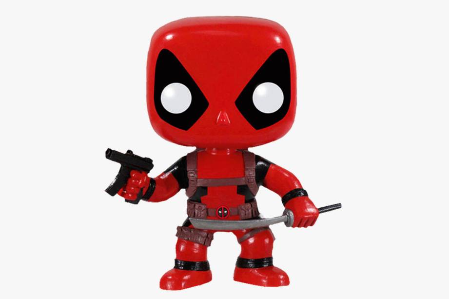 Boneco do personagem Deadpool: R$ 149,90 Boneco do personagem Deadpool: R$ 149,90