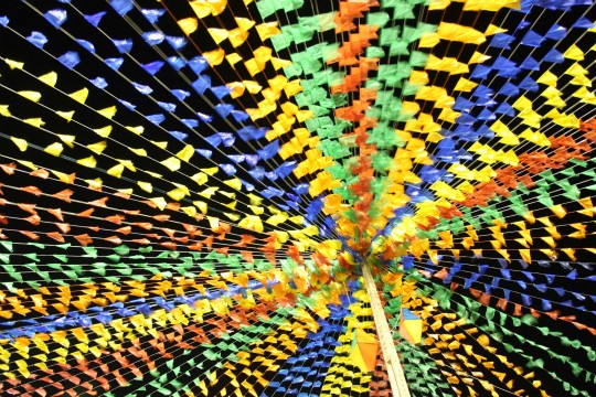 Bandeirinhas de Festa Junina