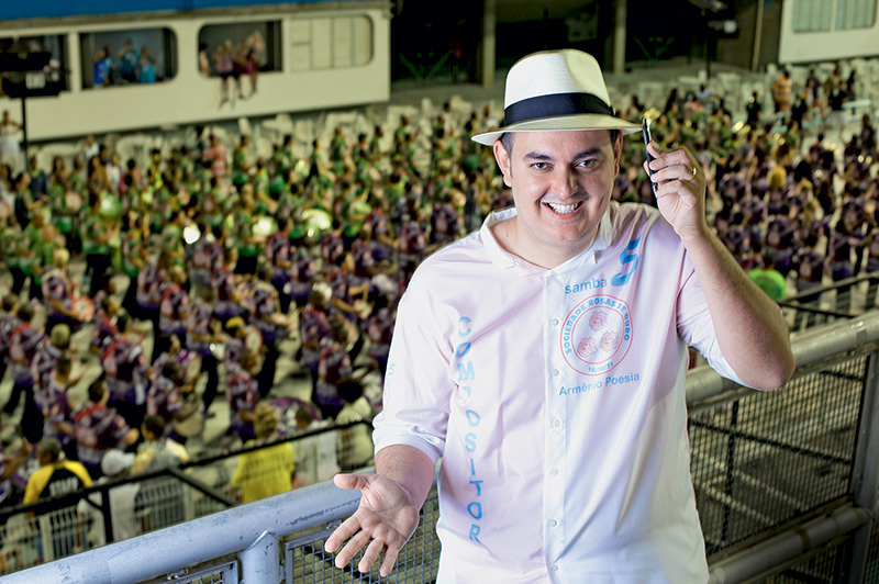 Com 21 vitórias, Armênio Poesia conta como compõe sambas-enredo