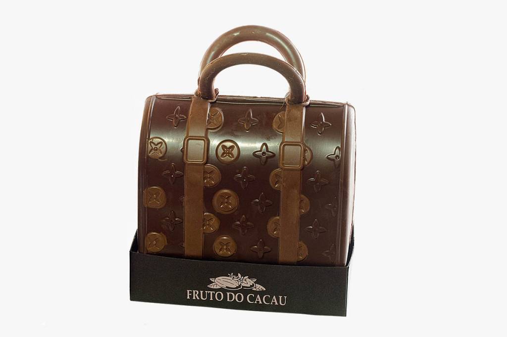 Maleta de chocolate com ovinhos recheados (600 gramas): R$ 85,00 Maleta de chocolate com ovinhos recheados (600 gramas): R$ 85,00