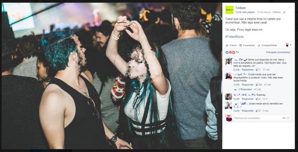 Trident ironiza público do Lollapalooza e irrita internautas