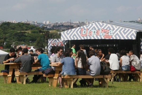 Área gourmet: cerveja no evento custava 12 reais