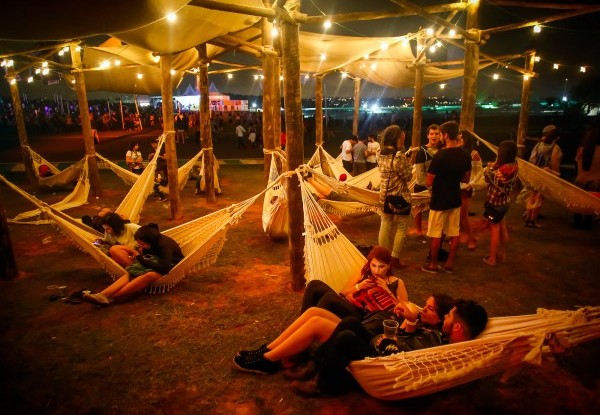 No fim do primeiro dia: pausa para repor as energias No fim do primeiro dia: pausa para repor as energias