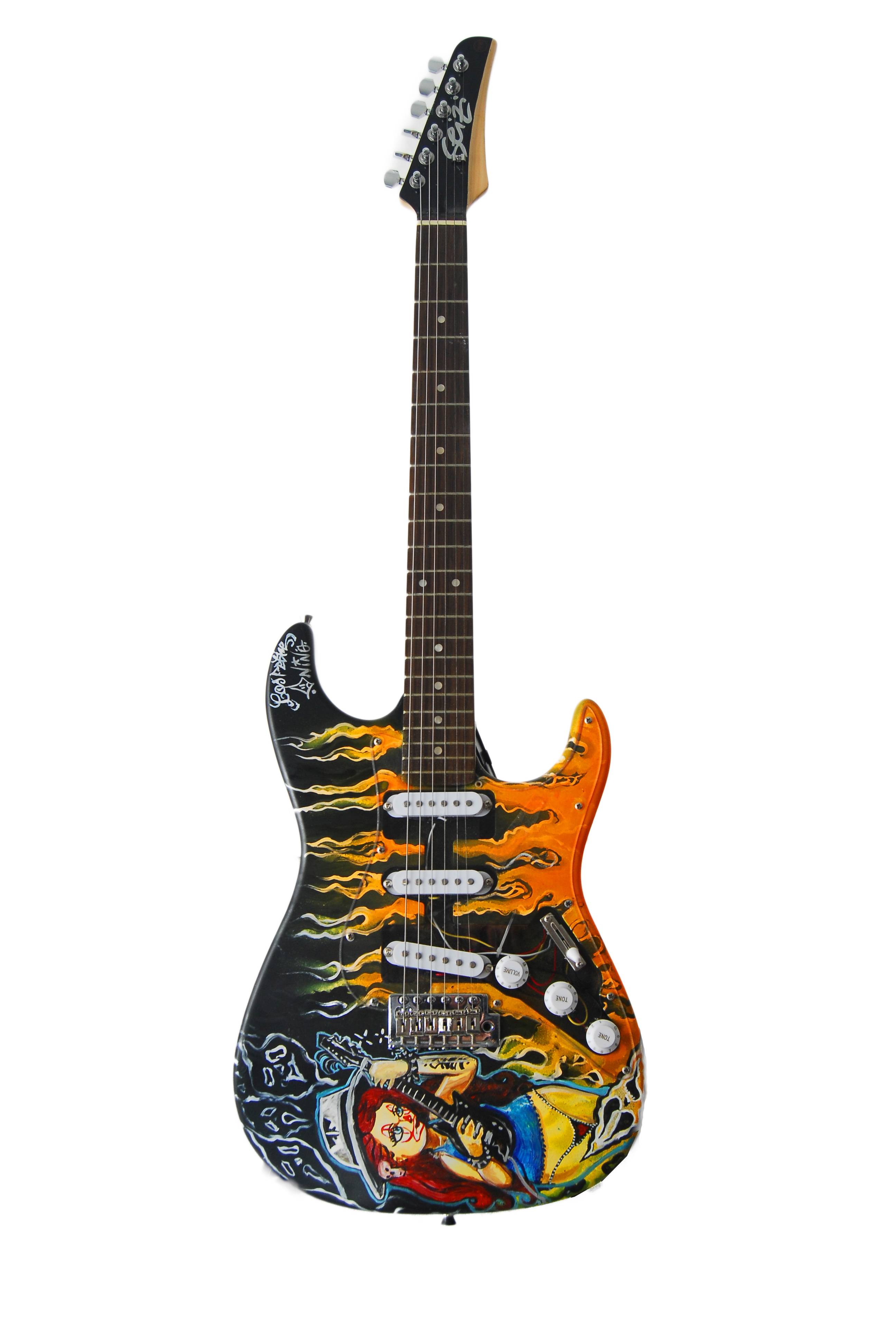 Matilha Cultural recebe exposição Guitar Custom Tattoo