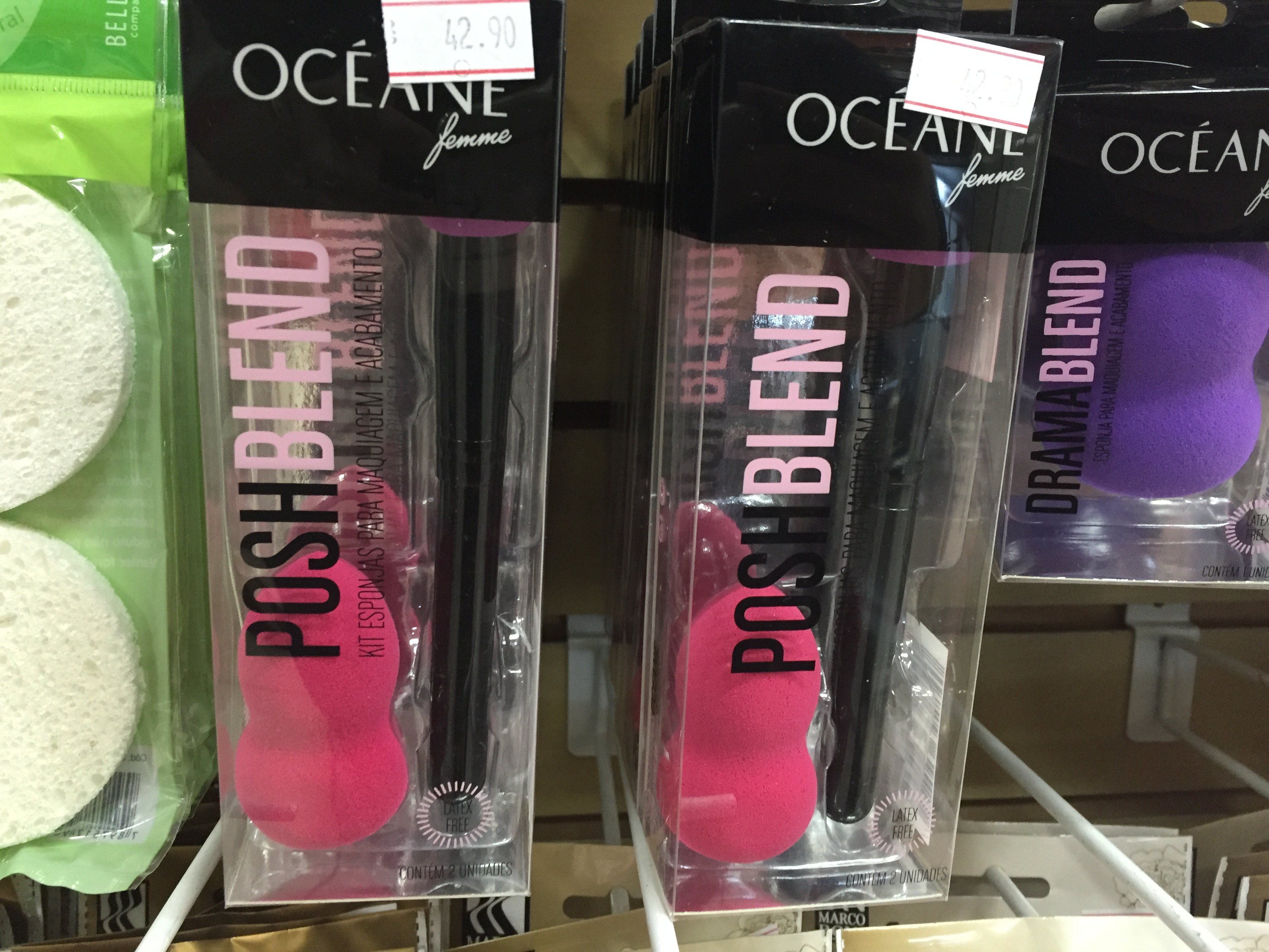 Esponja e pincel de base (42,90 reais)