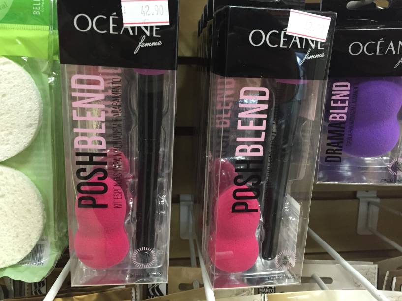 Esponja e pincel de base (42,90 reais)