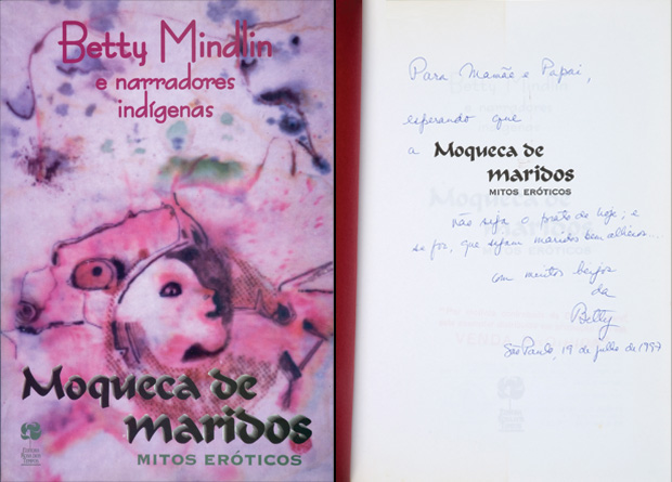 Da filha para o pai: "Para Mam&atilde;e e Papai esperando que a Moqueca de maridos n&atilde;o seja o prato de hoje;e se for, que sejam maridos alheios... Com muitos beijos da Betty"