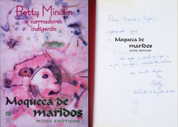 Da filha para o pai: "Para Mam&atilde;e e Papai esperando que a Moqueca de maridos n&atilde;o seja o prato de hoje;e se for, que sejam maridos alheios... Com muitos beijos da Betty"