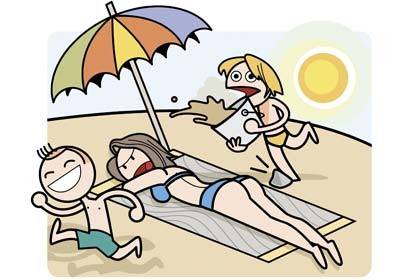 Manual de etiqueta da praia