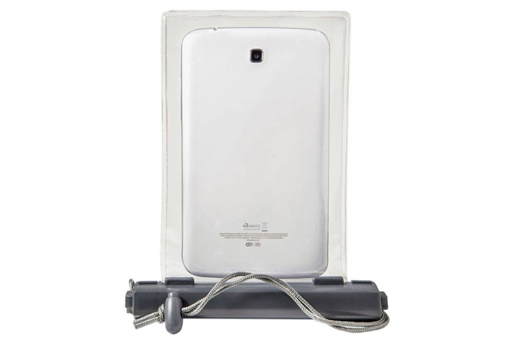 Bolsa &agrave; prova d&rsquo;&aacute;gua para tablet, resistente a at&eacute; 8 metros de profundidade: R$ 69,00