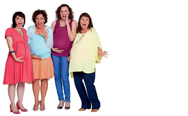 Cynthia Falabella, Ester Laccava, Luciana Carnieli e Iara Jamra na comédia Mães Iradas Cynthia Falabella, Ester Laccava, Luciana Carnieli e Iara Jamra na comédia Mães Iradas