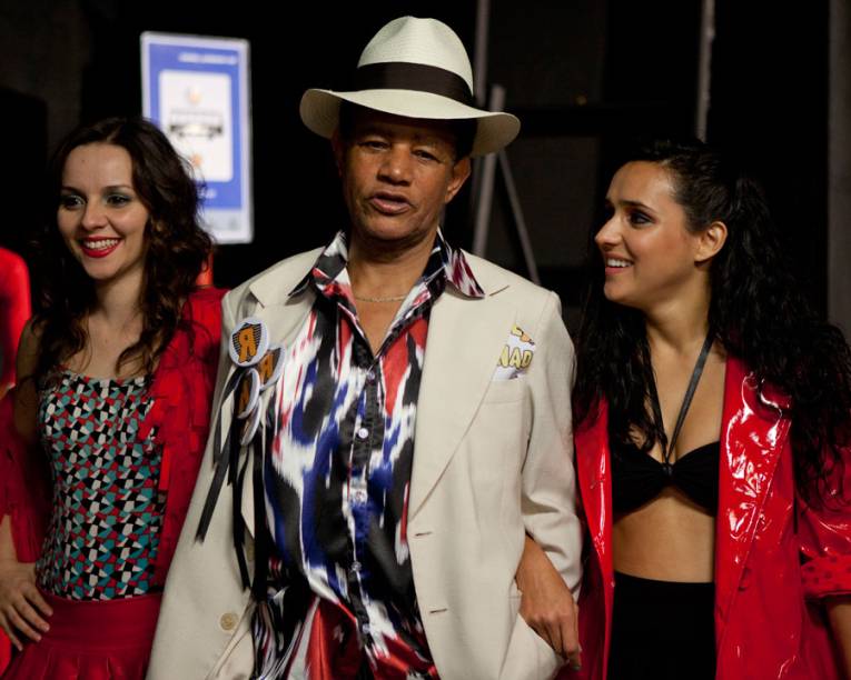 No filme "Super Nada, em 2012, quando interpretou um artista que fazia sucesso h&aacute; anos na TV
