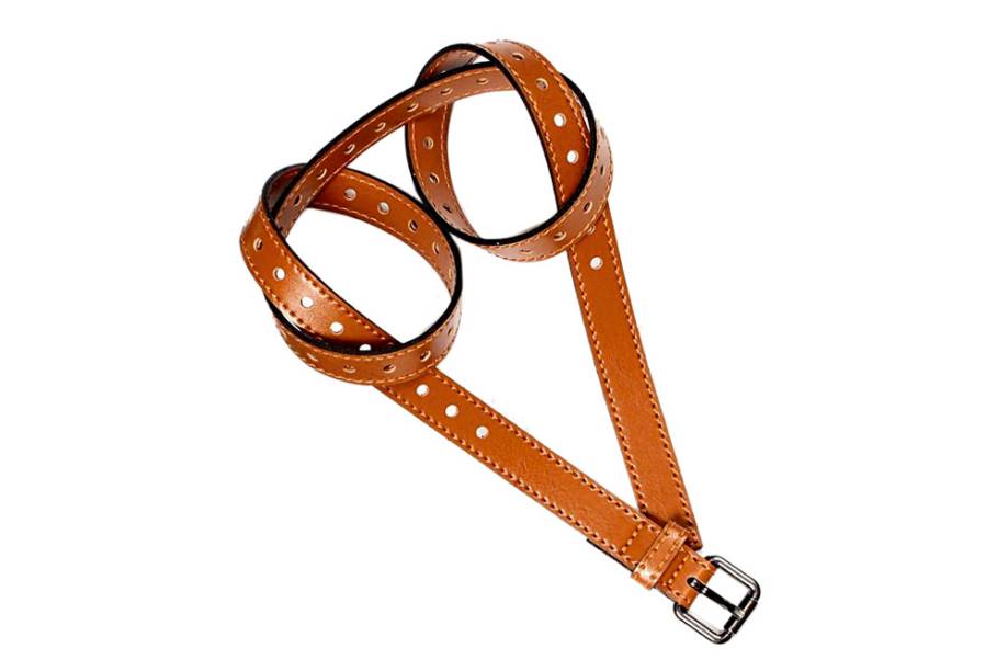 Cinto de material sint&eacute;tico: R$ 39,00
