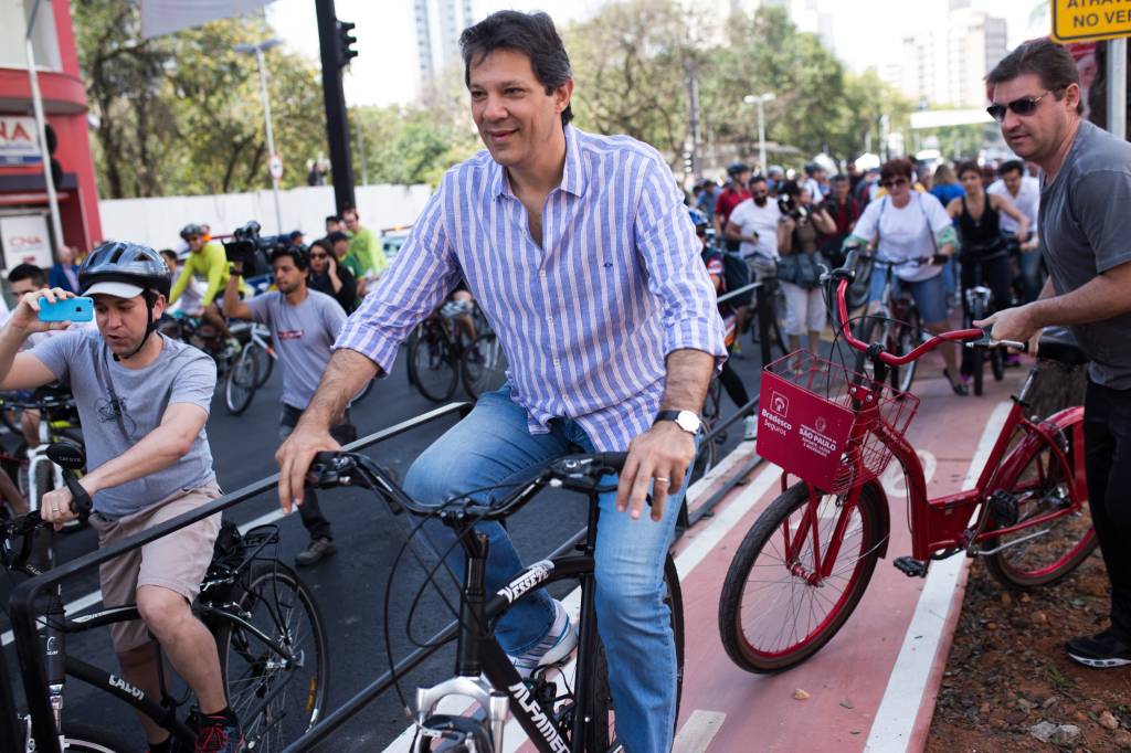 Última ciclovia feita na gestão de Haddad fica na Zona Oeste