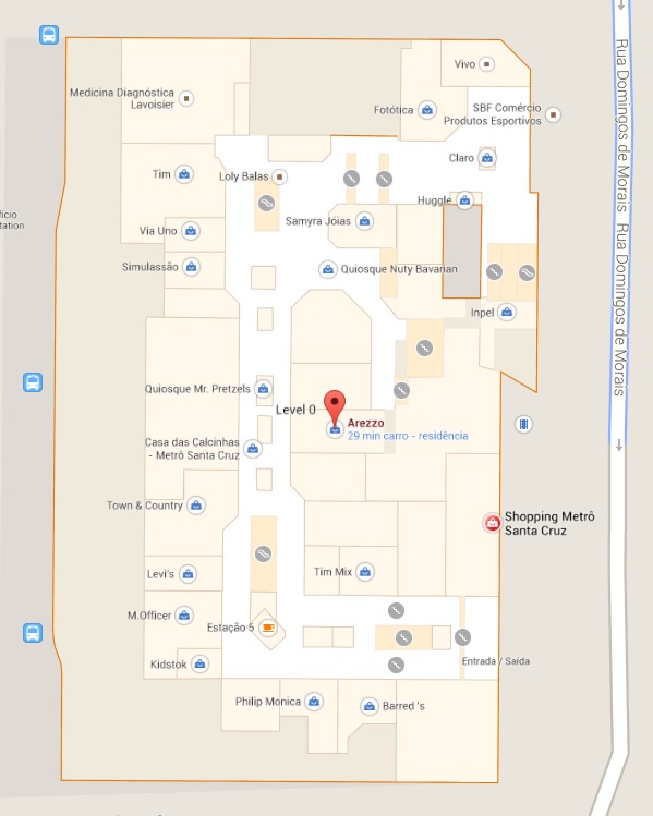 Google Indoor Maps: Shopping Santa Cruz Google Indoor Maps: Shopping Santa Cruz