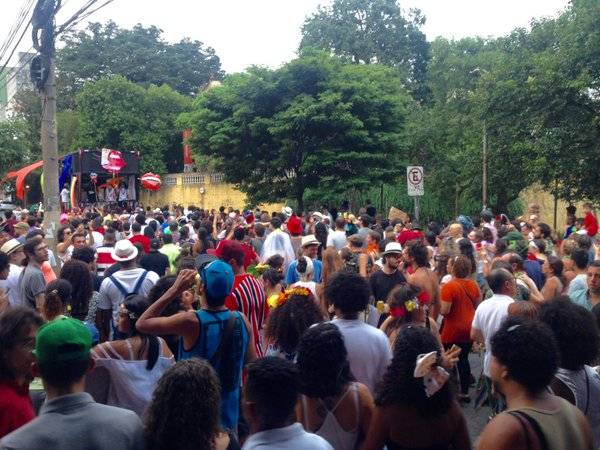 O Fu&aacute; subiu a Rua Major Diogo, na Bela Vista