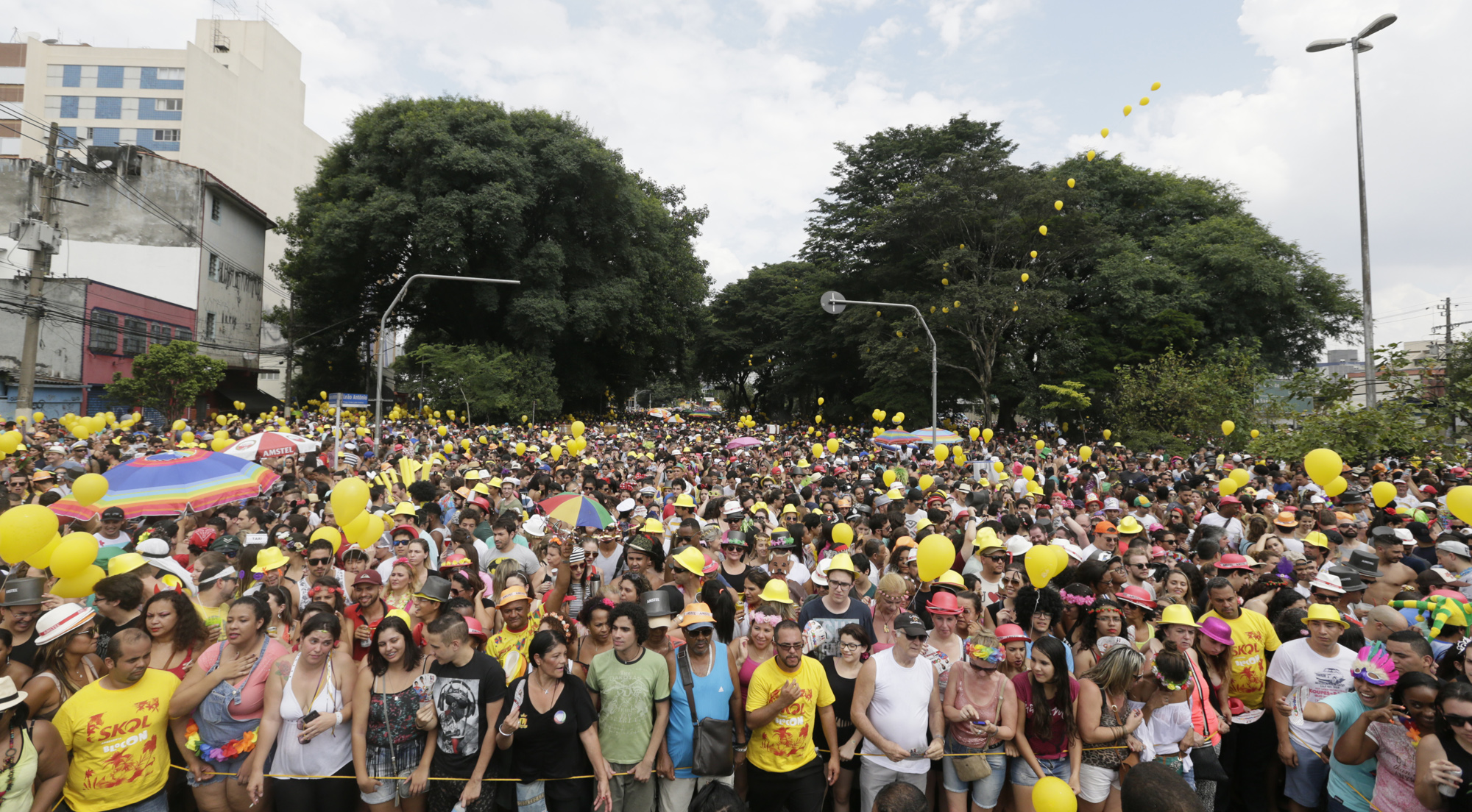 O BlocOn arrastou uma multid&atilde;o na Vila Mariana, Zona Sul da cidade