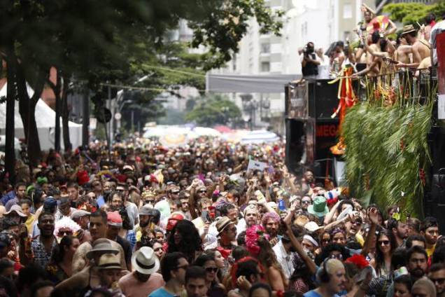O bloco Tarado Ni Voc&ecirc; reuniu os paulistanos no centro da cidade