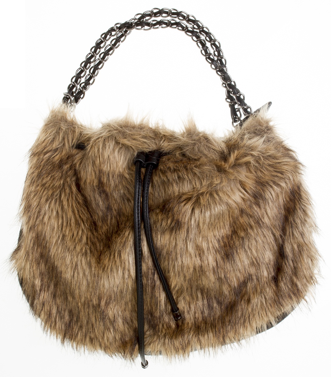 	Bolsa de pelo sint&eacute;tico. R$ 139,00.