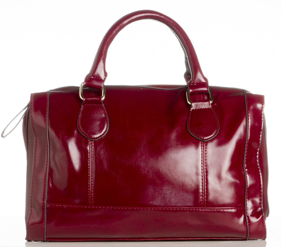 	Bolsa de couro sint&eacute;tico. R$ 129,00.