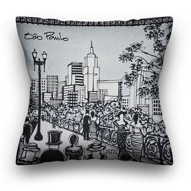 Almofada com estampa do artista David Dalmau: R$ 222,00 Almofada com estampa do artista David Dalmau: R$ 222,00