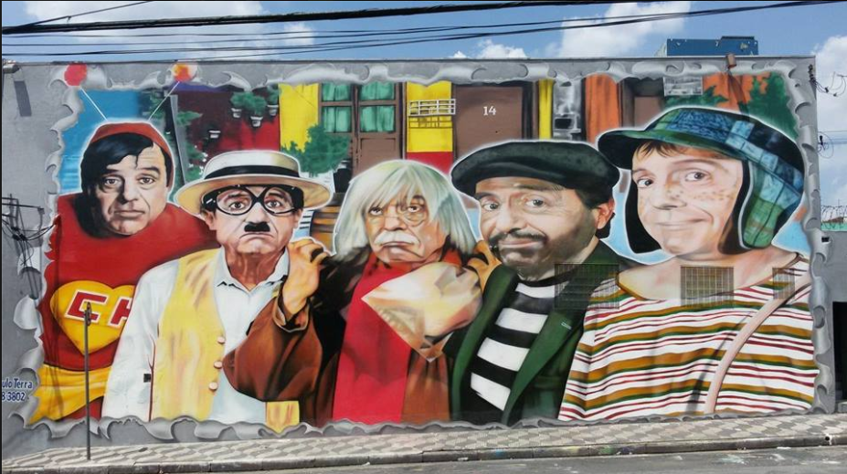 Mural do Chaves naa Rua Mario Neme Mural do Chaves naa Rua Mario Neme