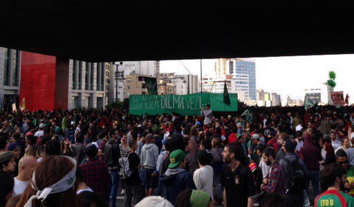 A concentração foi no Vão do Masp A concentração foi no Vão do Masp