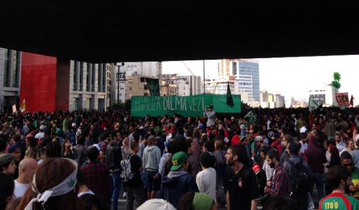 A concentra&ccedil;&atilde;o foi no V&atilde;o do Masp