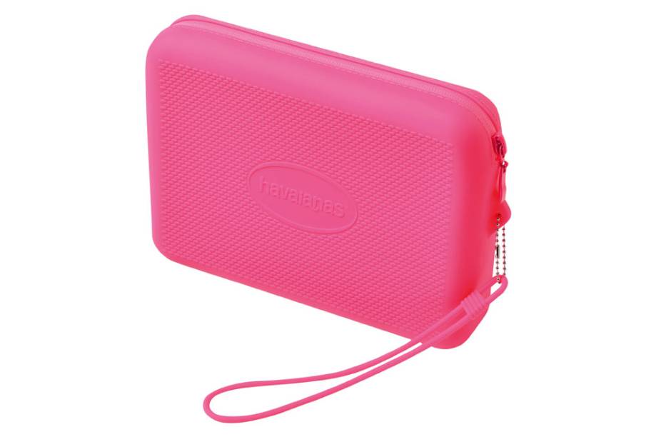 N&eacute;cessaire de silicone com z&iacute;per