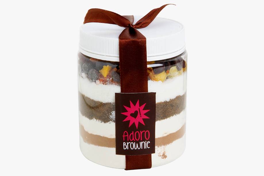 Ingredientes para fazer brownie com frutas cristalizadas Ingredientes para fazer brownie com frutas cristalizadas