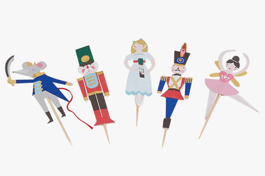 Palitos com personagens natalinos Palitos com personagens natalinos